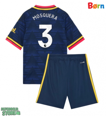 Arsenal Cristhian Mosquera #3 Replika Babytøj Udebanesæt Børn 2026-27 Kortærmet (+ Korte bukser)